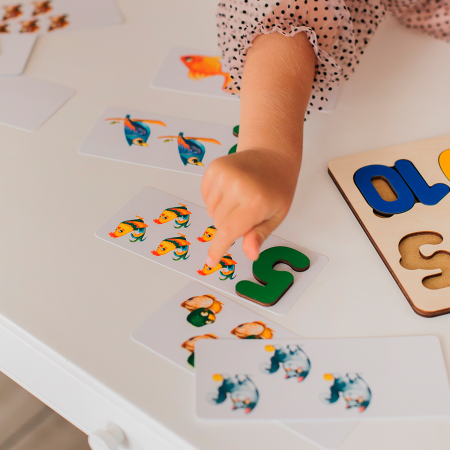 Рамка вкладыш Цифры с карточками