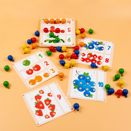 Мозаика Макси  "Изучаем цифры, буквы, цвет"