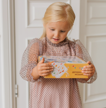 Мозаика Макси  "Изучаем цифры, буквы, цвет"