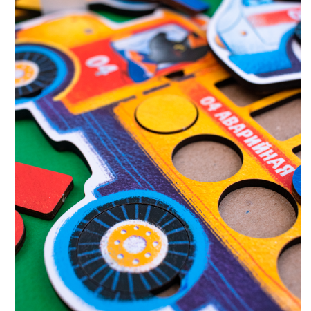 Мозаика Машинки