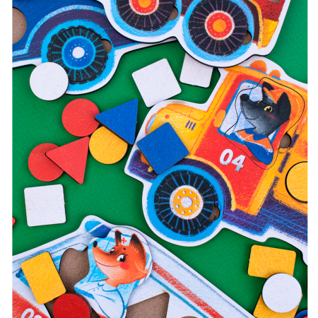 Мозаика Машинки