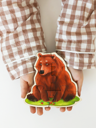 Пазлы Животные в лесу