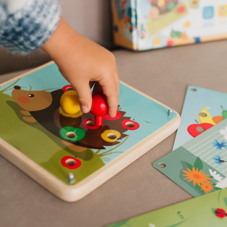 Мозаика Макси  "Изучаем цифры, буквы, цвет"