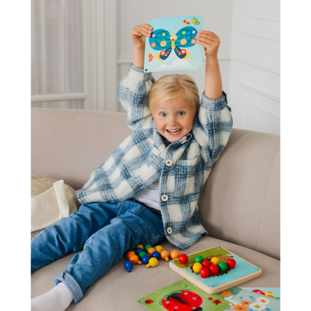 Мозаика Макси  "Изучаем цифры, буквы, цвет"