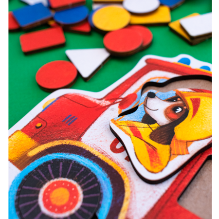 Мозаика Машинки