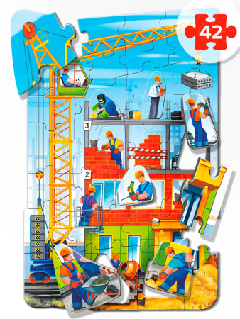 Пазл Строим дом