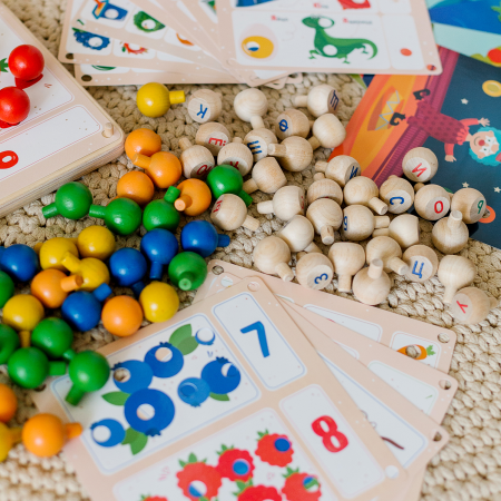 Мозаика Макси  "Изучаем цифры, буквы, цвет"