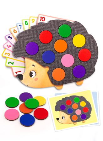 Мозаика Повтори за ежиком